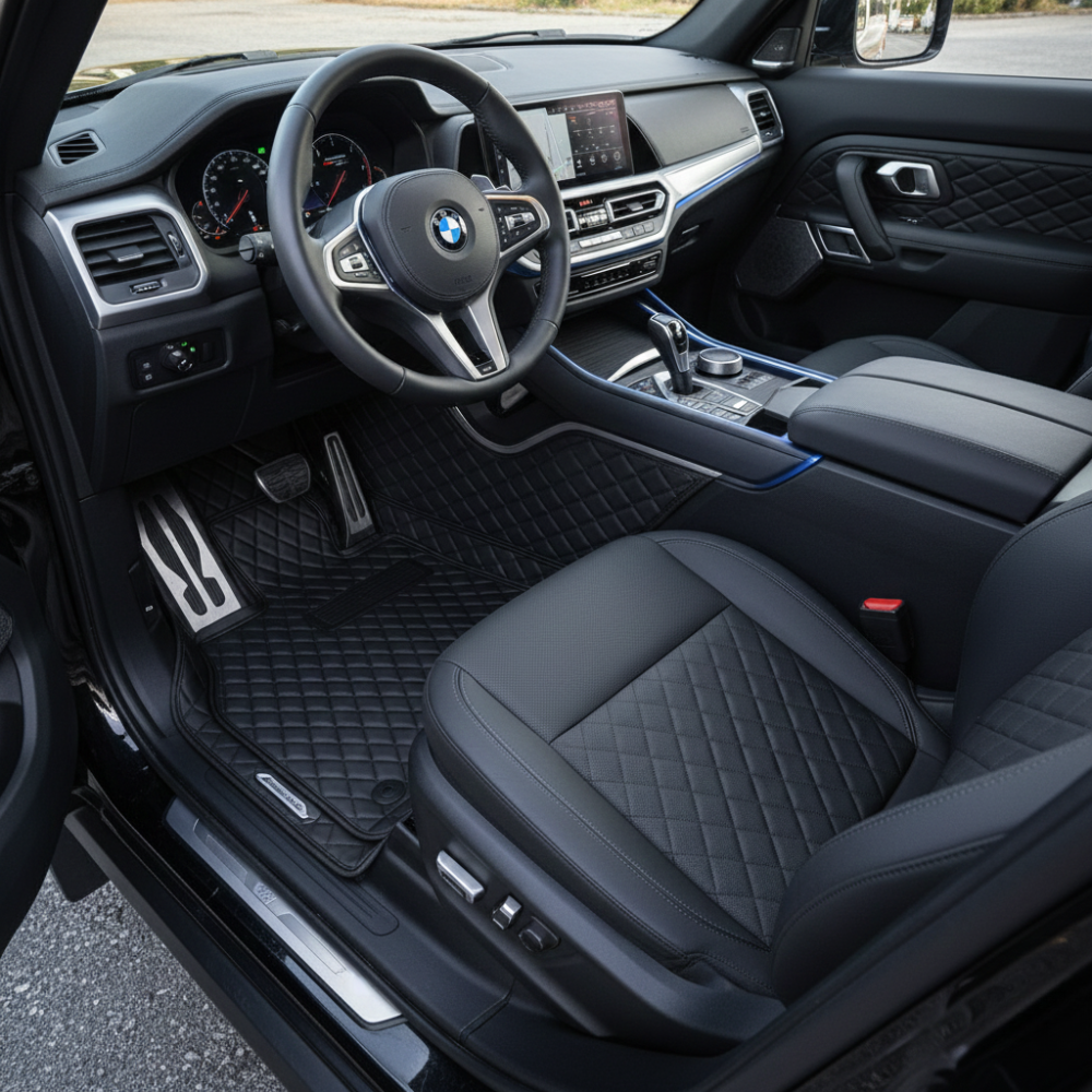 Black Custom Car Floor Mats