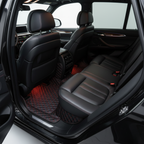 Black & Red Stitching Custom Car Floor Mats