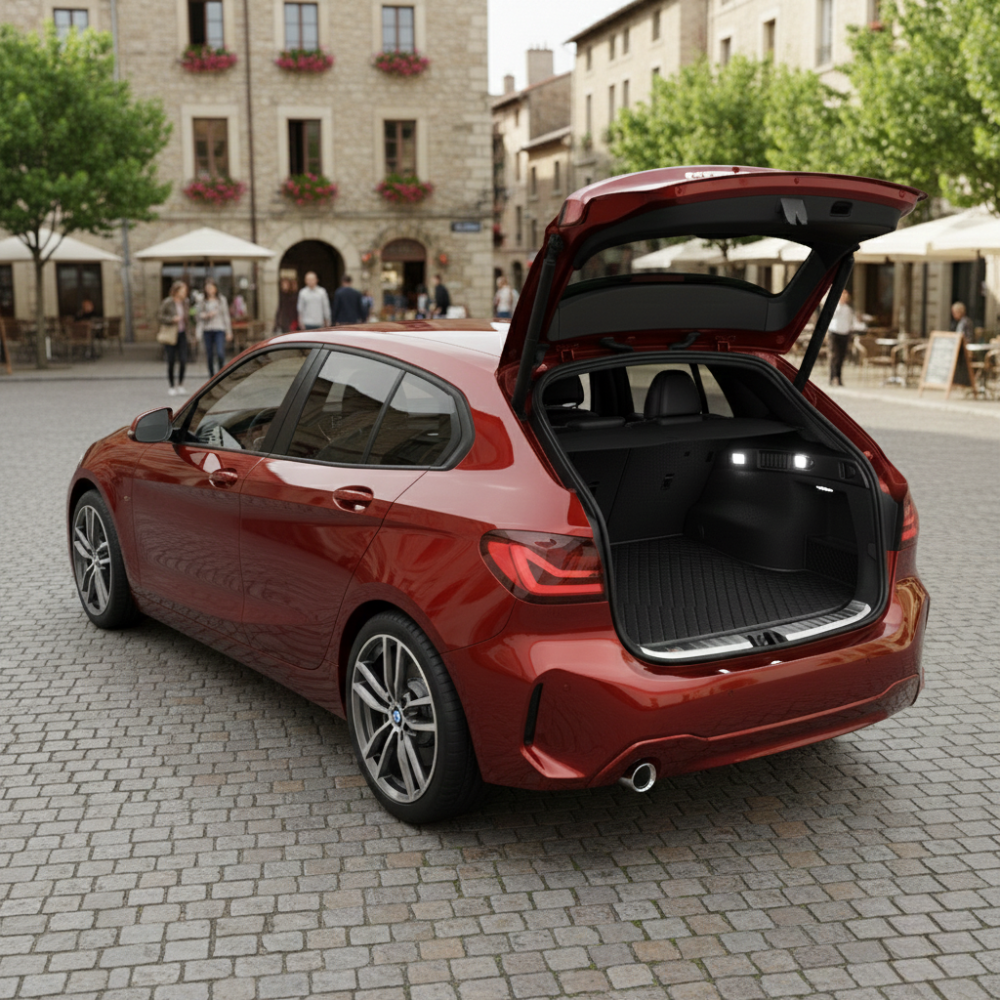 Black Custom Car Trunk Mats