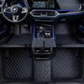 Black & Beige Stitching Custom Car Floor Mats