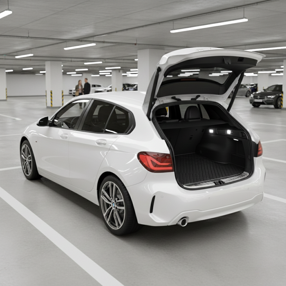 Black Custom Car Trunk Mats